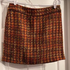 The Limited Outback Red Collection Size 4 Tweed Mini Skirt